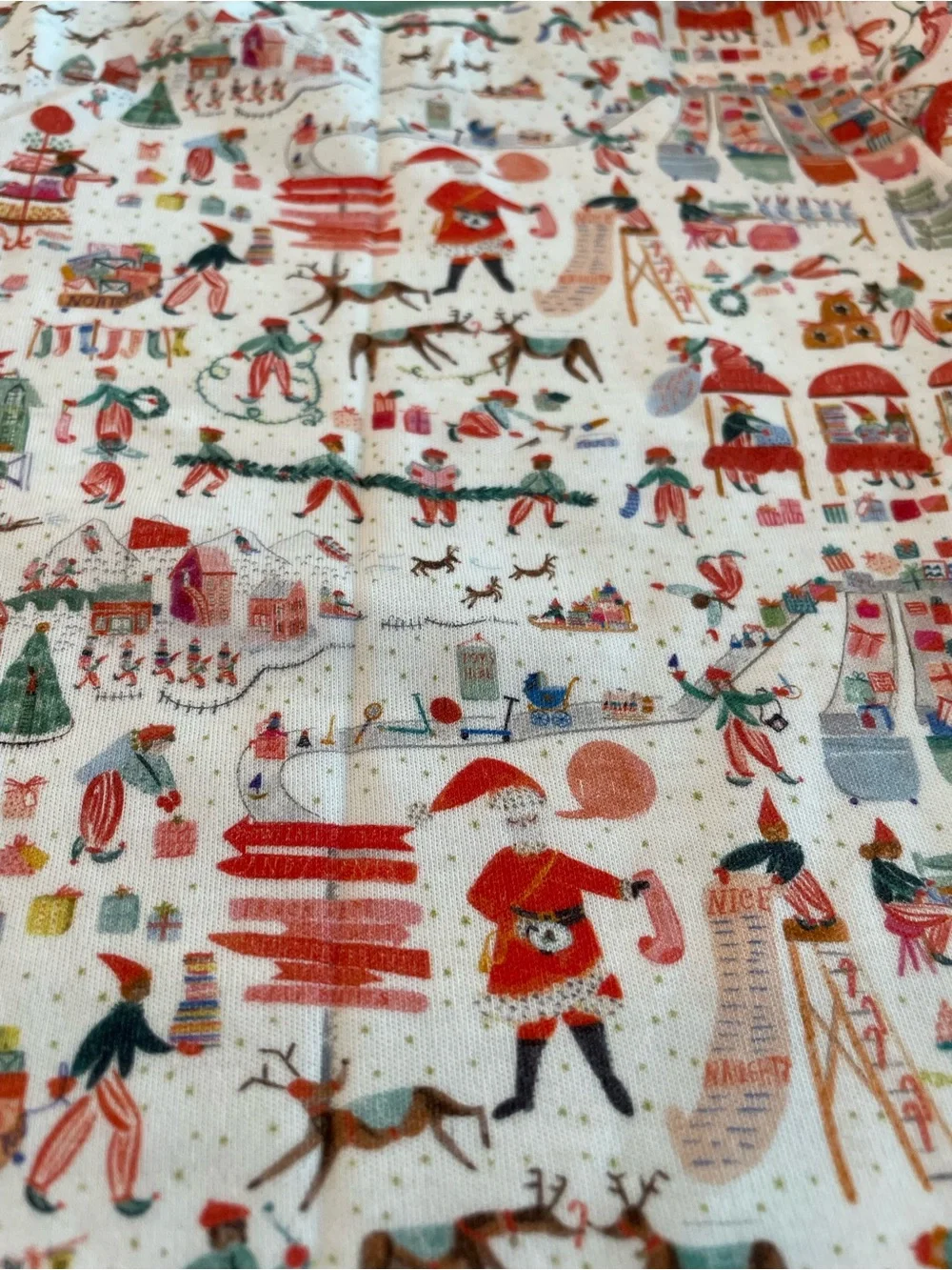 Lake Pima Cotton Holiday Pajama Set Boutique Baby 12 Months Christmas Print